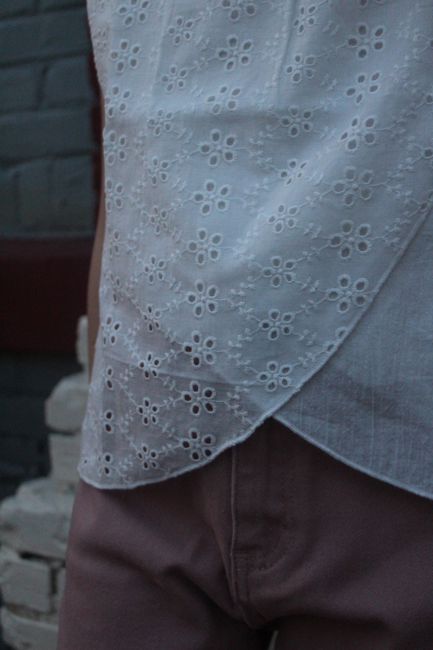bloom crossover blouse