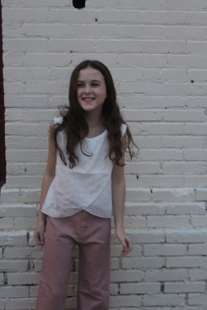 bloom crossover blouse